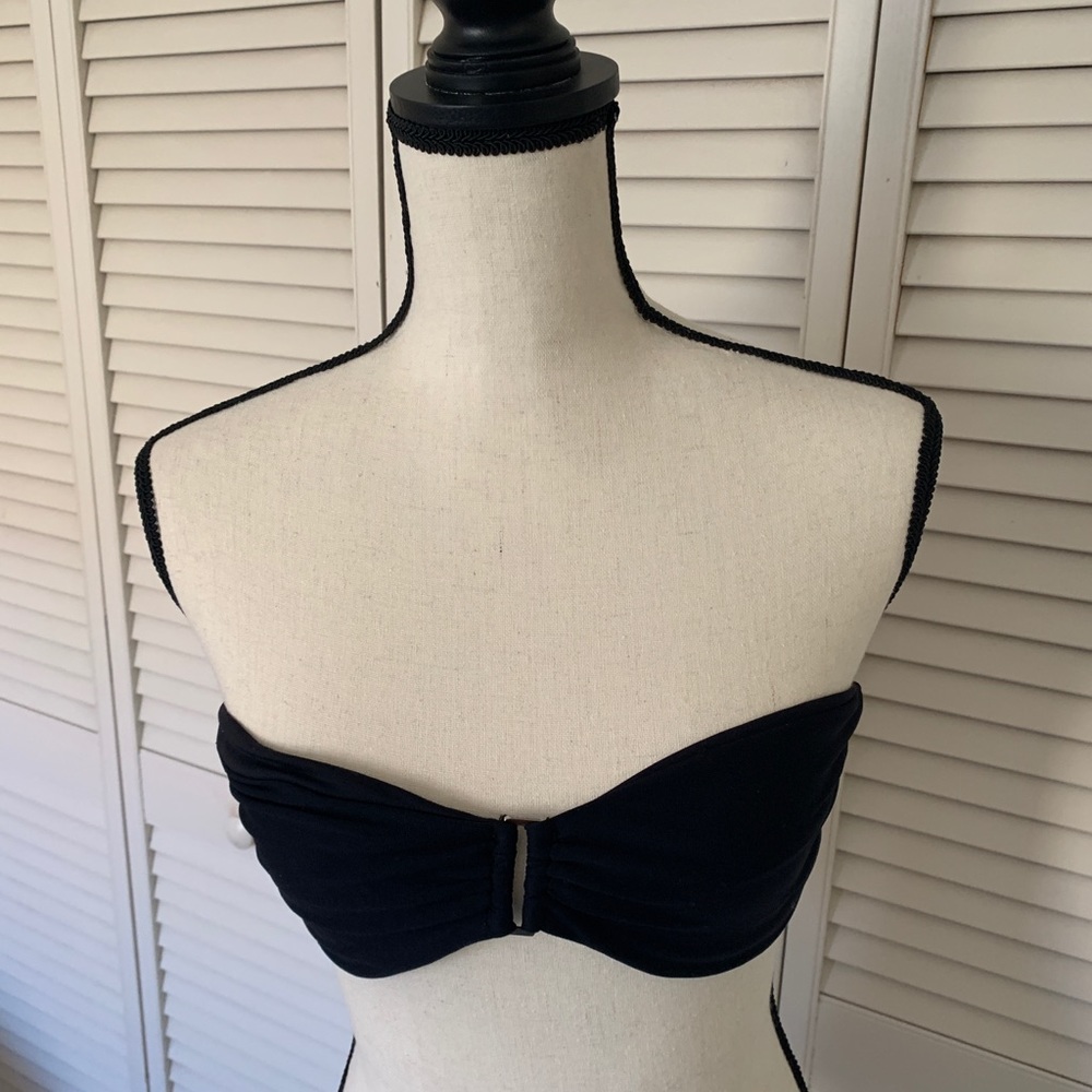 Vitamin A black bandeau top